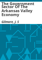 The_government_sector_of_the_Arkansas_Valley_economy