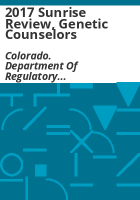 2017_sunrise_review__genetic_counselors