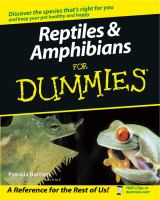 Reptiles___amphibians_for_dummies