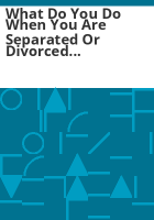 What_do_you_do_when_you_are_separated_or_divorced_parents_and_in_conflict_